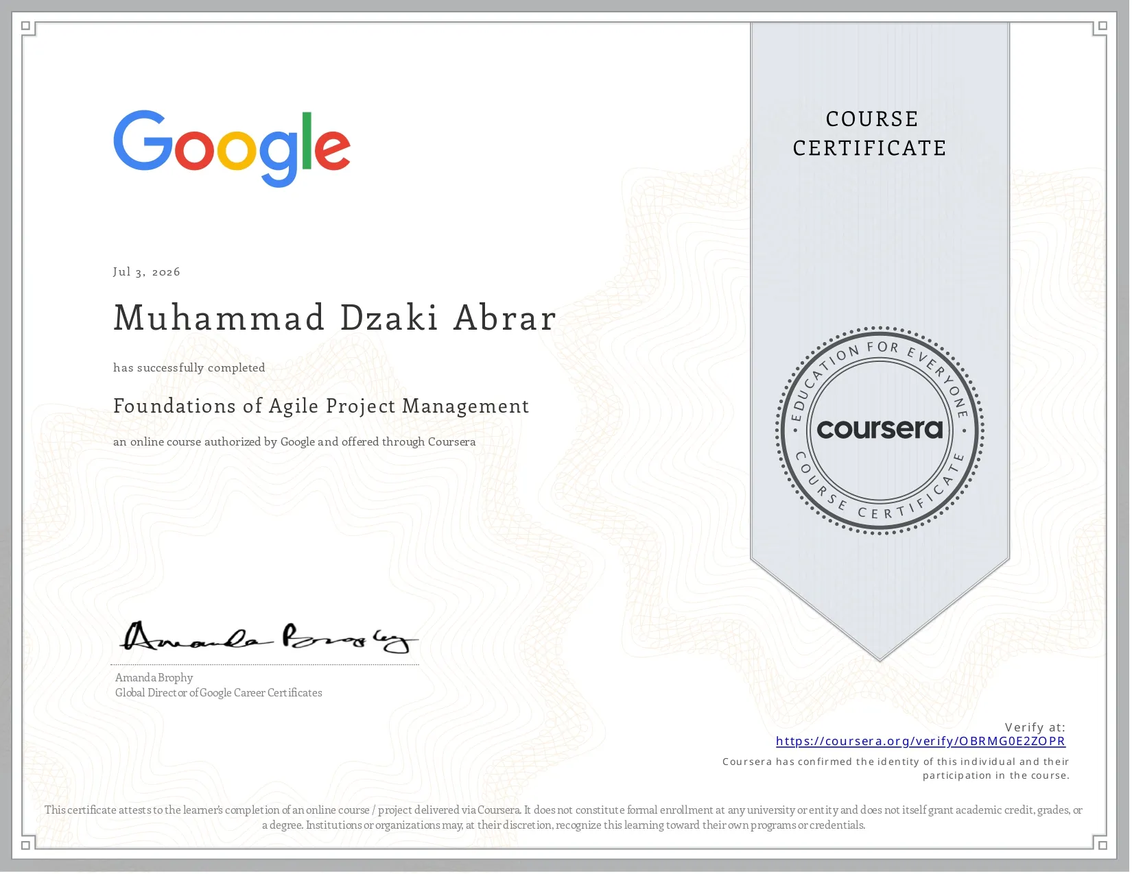 Foundations of Agile Project Management