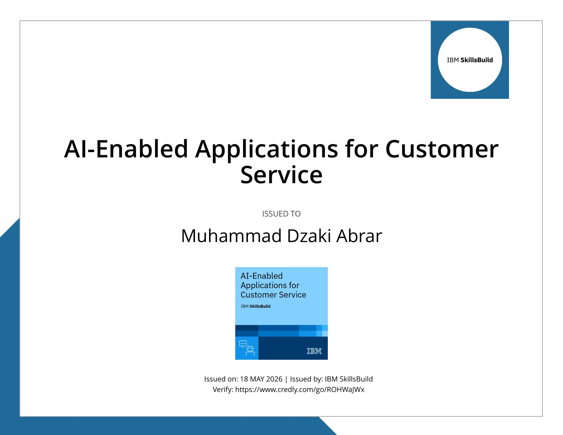 AI-Enabled Applications for Customer Service