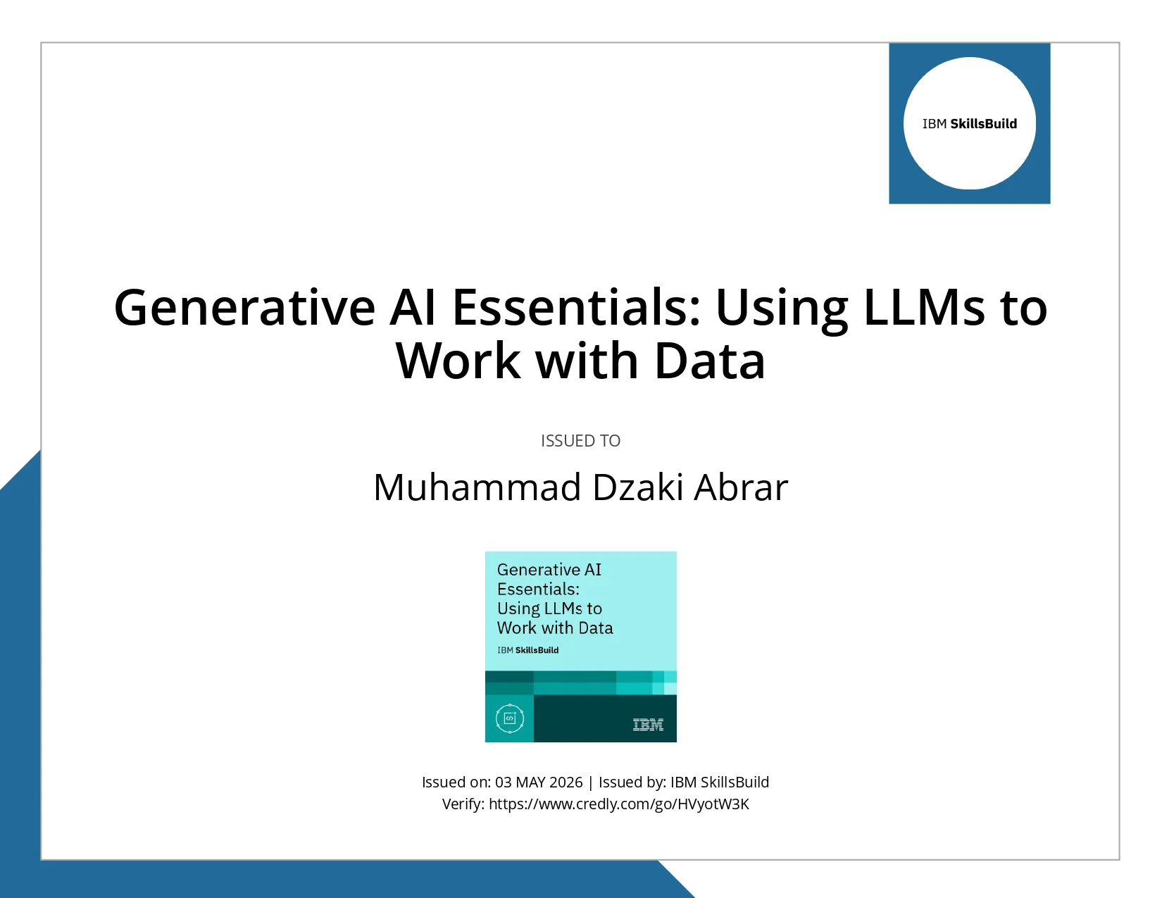 Generative AI Essentials: Using LLMs to Work with Data
