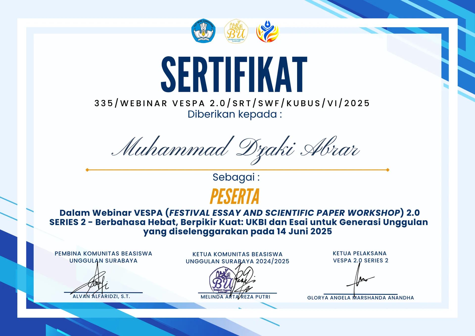 Vespa 2.0 Webinar