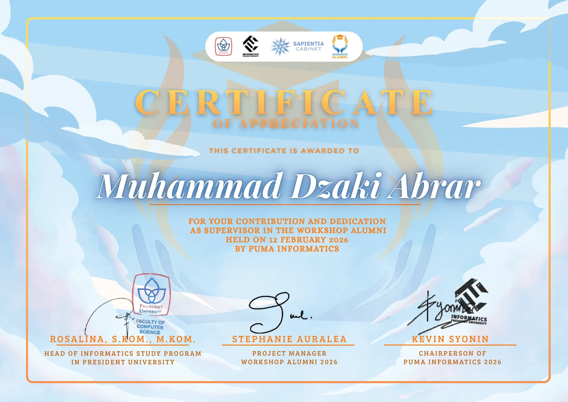 Alumni Workshop