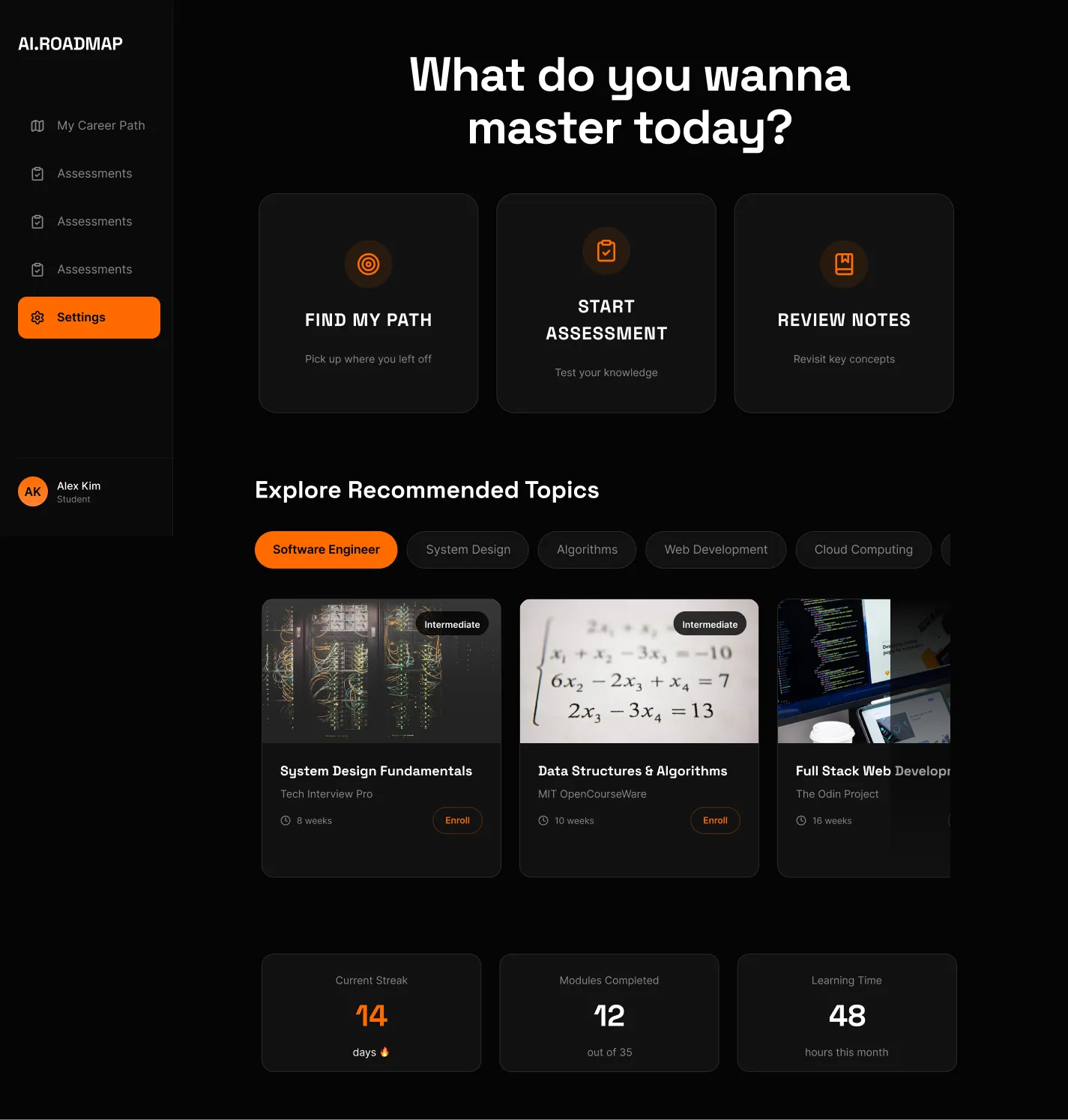 AI Roadmap Adaptive E-Learning
